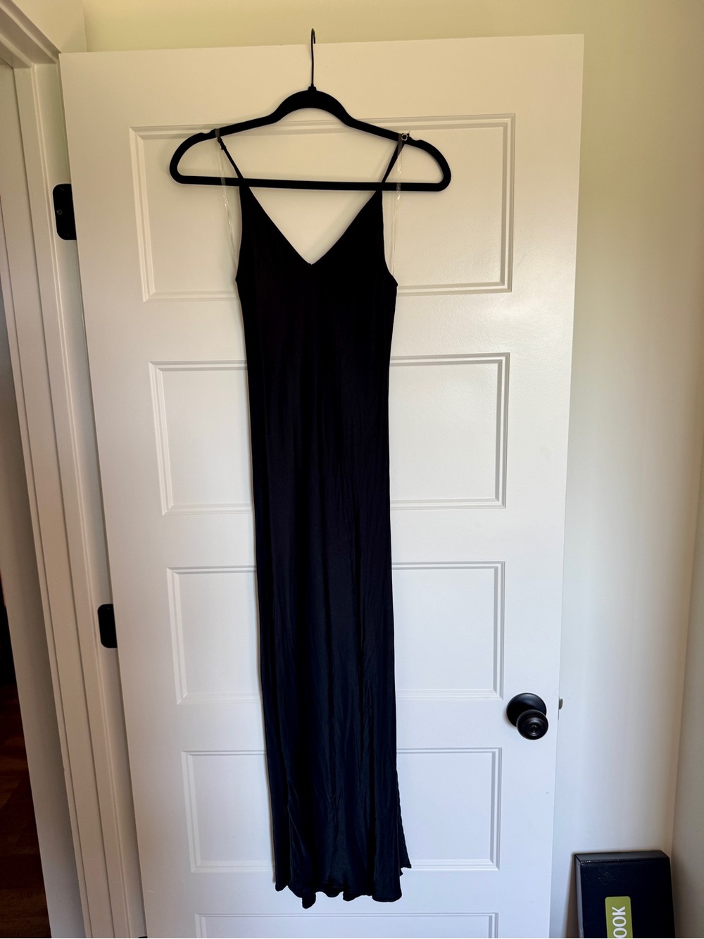 Magnolia Boutique Women’s Black Sleeveless Maxi Slip Dress - Size Small